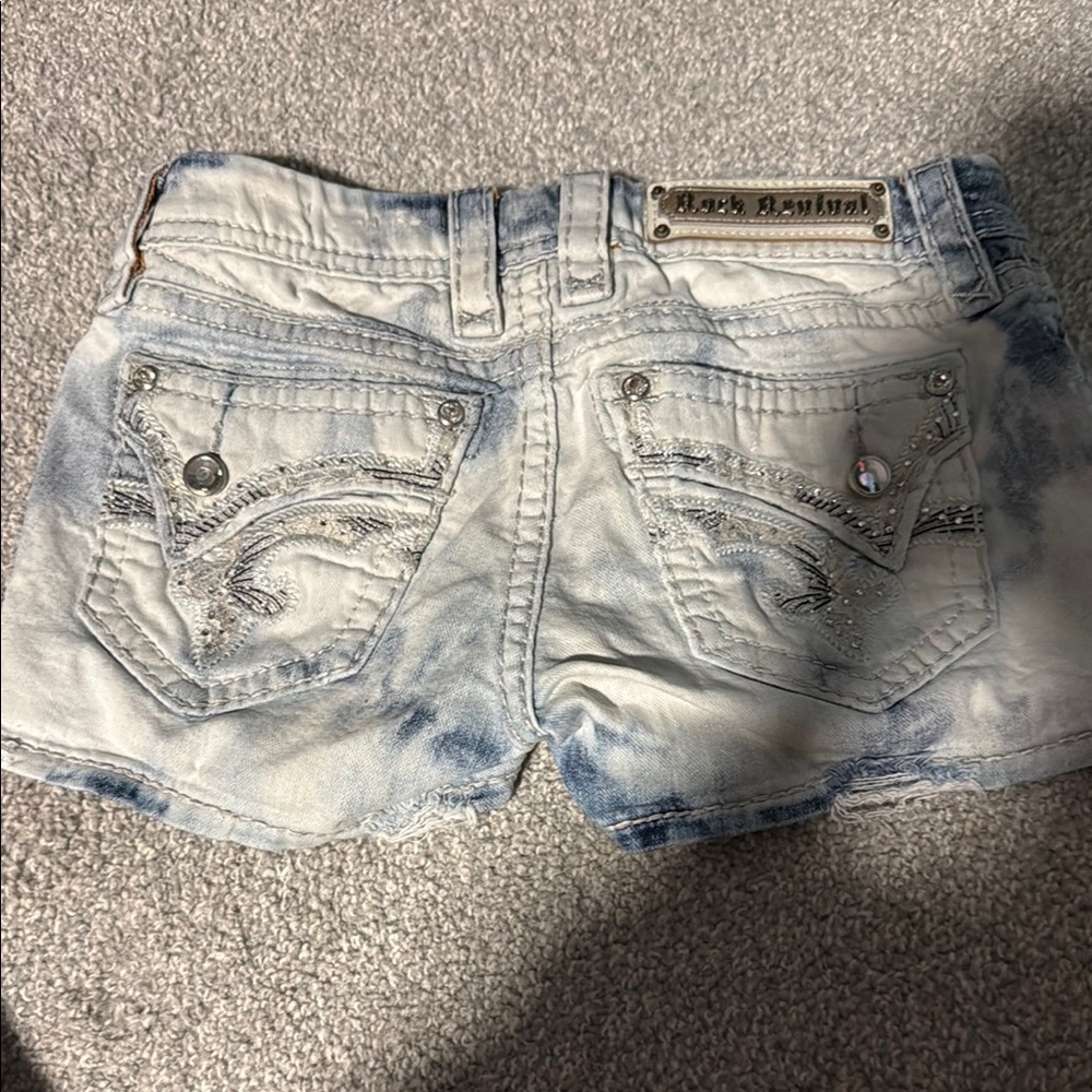 Rock revival womens shorts
